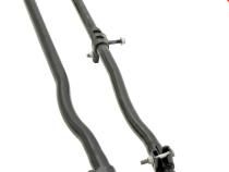 Currectlync Tie Rod 07-18 Wrangler JK Bolt-On 1 1/2 Inch Diameter Tube Construction Forged Tie Rod Ends Includes Jam Nuts And Adjusters RockJock 4x4