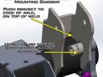 JK HD Rear Axle UCA Brackets Pair Artec Industries