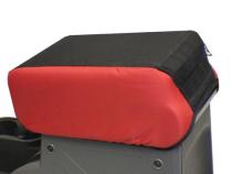 Jeep Center Console Cover 2 Inch Padded For 07-10 Wrangler JK/JKU Black/Black Bartact
