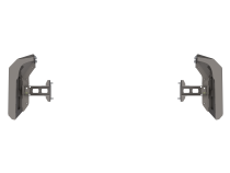 07-Up Jeep Wranger/Gladiator High Clearance Rear Bumper Corner Pods Boatside Cut Powdercoat Steel