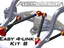 Easy 4 Link Kit B Tube 7/8 Inch and 1.25 Inch Rod Ends Artec Industries