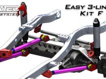 Easy 3 Link Kit F for Artec Trusses Yes Outside Frame Dodge Front Driver Rear Passenger Artec Industries