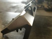 Jeep JK Front Bumper 07-18 Wrangler JK Crusher Series Bare Steel Motobilt