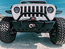 Jeep JL/Gladiator Front Bumper W/Bull Bar Crusher 2018-Present Wrangler JL/Gladiator Motobilt