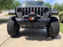 Jeep JL/Gladiator Front Bumper With Skid Plate 18+ Wrangler JL/Gladiator W/Fog Light Holes The Hammer Series Motobilt