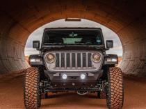 Jeep JL/Gladiator Front Bumper With Skid Plate 18+ Wrangler JL/Gladiator W/Fog Light Holes The Hammer Series Motobilt