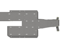 Jeep JL Skid Plate System 2018-Present Wrangler JL 4 Door 3.6L Motobilt