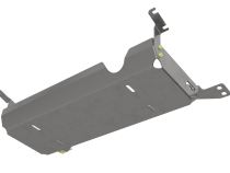 Jeep JL Muffler Skid Plate 2018-Present Wrangler JL Motobilt