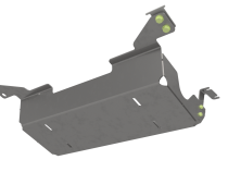 Jeep JL Muffler Skid Plate 2018-Present Wrangler JL Motobilt