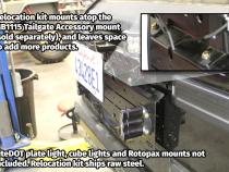 License Plate Relocator/Light Mount for JK-JL (w/ Backup Camera Mount) For Jeep JK|Jeep JL Motobilt