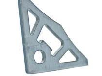 Bottle Opener Gusset 3x3 Inch Steel Motobilt