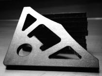 Bottle Opener Gusset 3x3 Inch Steel Motobilt