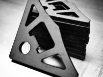 Bottle Opener Gusset 3x3 Inch Steel Motobilt