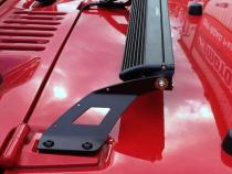 Jeep JK 20 Inch LED Single Row Hood Mounts 07-18 Wrangler JK Motobilt