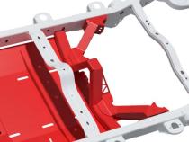 Rear Lower Link Crossmember For Jeep JKU Bare Steel Motobilt