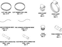 EVAP And Fuel Line Modification Kit For Rear Mounted Fuel Tank In 12-18 Jeep JKU Motobilt