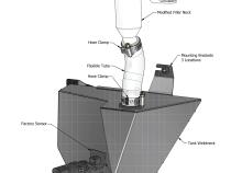 Windshield Washer Fluid Tank Relocator Kit for Jeep JL/JLU 392 Motobilt