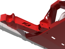 4 Link Suspension Bracket Kit With Skid Plate For 07-11 Jeep JKU Bare Steel Motobilt