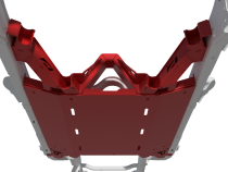 4 Link Suspension Bracket Kit With Skid Plate For 12-18 Jeep JKU Bare Steel Motobilt