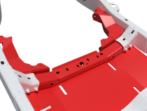 4 Link Suspension Bracket Kit With Skid Plate For 12-18 Jeep JKU Bare Steel Motobilt