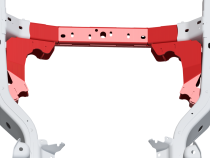 4 Link Front Suspension Brackets With Transmission Crossmember For 07-11 Jeep JKU Bare Steel Motobilt