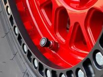 Monster Valve Flat2 - Dual Valve Stem Wheels - 5 Pack with Install Tools Power Tank