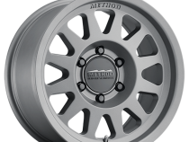 Aluminum Wheels 16x6 Bead Grip MR703 Bolt Pattern 5 On 130 Offset 68 Lip Size 0 Gloss Titanium SL Method