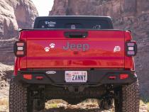 Gladiator Full Rear Bumper For 20-Pres Jeep Gladiator No Tire Carrier Rigid Series Rock Slide Engineering