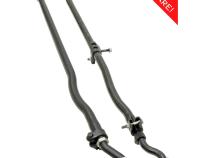 Currectlync Wrangler JK Tie Rod Bolts-On In High Steer Applications Only 1.65 Inch Dia. Tube Construction Forged Tie Rod Ends Incl. Jam Nuts And Adjusters RockJock 4x4