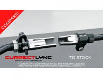 Currectlync Wrangler JK Tie Rod Bolts-On In High Steer Applications Only 1.65 Inch Dia. Tube Construction Forged Tie Rod Ends Incl. Jam Nuts And Adjusters RockJock 4x4