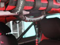 Roll Bar Grab Handles Black Rubber Pair Bartact