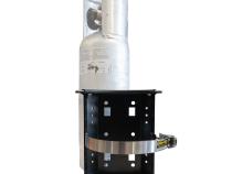 6 LB Propane Tank Bracket Satin Black Power Tank