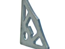 Bottle Opener Gusset 3x3 Inch Steel Motobilt